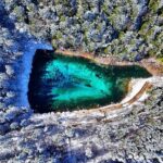 Jiuzhai Valley Becomes a Winter Wonderland After First Snowfall