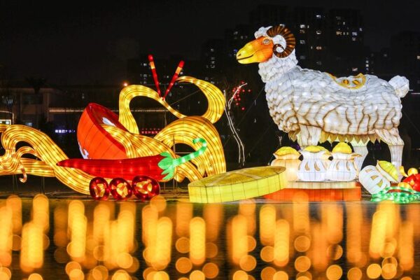 Lanterns Illuminate Hohhot's Night Sky to Herald Spring Festival