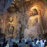 Longmen Grottoes Illuminate Night Tours Amid Luoyang Peony Festival