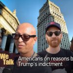 Los Angeles Residents Voice Opinions on Trump's Historic Indictment video poster