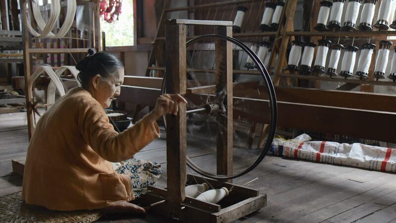 Lotus_Silk_Asias_Ancient_Fabric_Weaving_into_High-End_Fashion_poster - Khabar Asia Lotus Silk: Asia's Ancient Fabric Weaving into High-End Fashion video poster