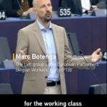 MEP Marc Botenga Voices Strong Criticism of EU Leadership in Parliament video poster