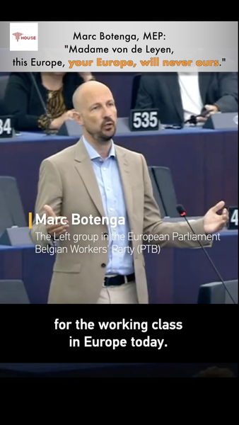 MEP_Marc_Botenga_Voices_Strong_Criticism_of_EU_Leadership_in_Parliament_poster - Khabar Asia MEP Marc Botenga Voices Strong Criticism of EU Leadership in Parliament video poster
