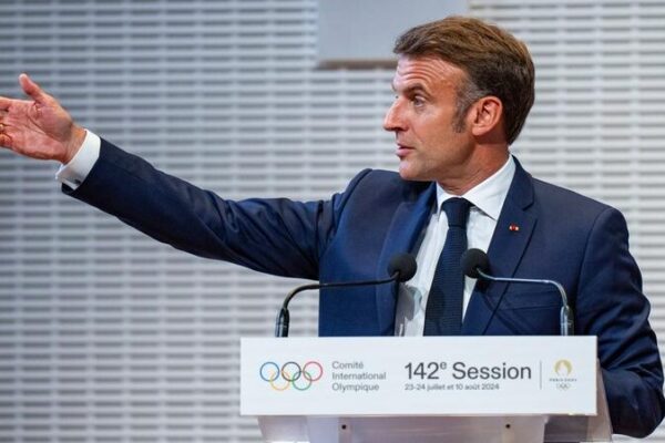 Macron_and_Bach_Call_for_Global_Olympic_Truce_Ahead_of_Paris_2024