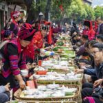 Massive 4,065-Table Street Banquet Celebrates Hani New Year in Yunnan