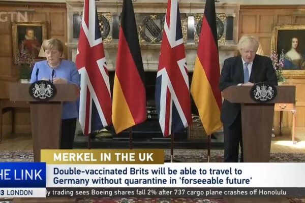 Merkel and Johnson Diverge Over Euro 2020 Crowd Sizes Amid Pandemic Merkel and Johnson Diverge Over Euro 2020 Crowd Sizes Amid Pandemic video poster