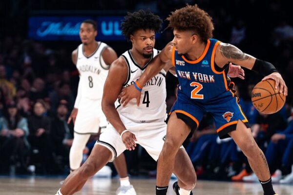 Miles McBride Shines as Knicks Defeat Nets 105-93 at Madison Square Garden Miles McBride Shines as Knicks Defeat Nets 105-93 at Madison Square Garden