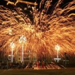 Molten Iron Fireworks Illuminate Sichuan's Night Sky in Ancient 'Datiehua' Performance