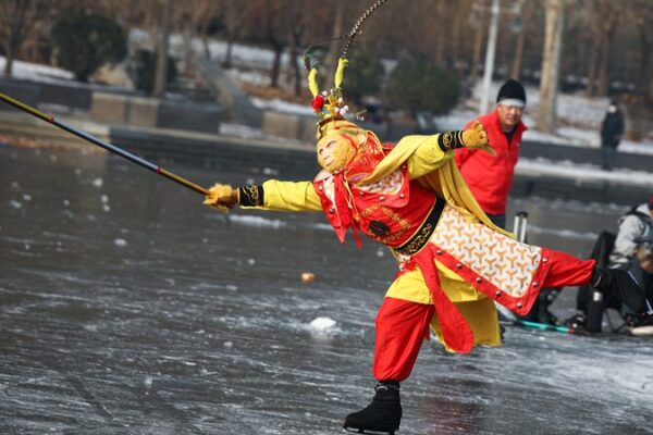 Monkey King Hits the Slopes: Tianjin Locals Bring Legends to Life