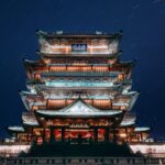 Nanchang's Pavilion of Prince Teng Shines Bright in Nighttime Glory video poster