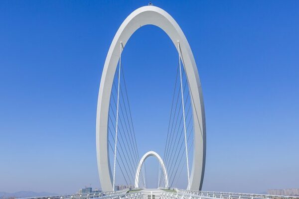 Nanjing Eye Pedestrian Bridge: Architectural Gem Over the Yangtze River Nanjing Eye Pedestrian Bridge: Architectural Gem Over the Yangtze River video poster