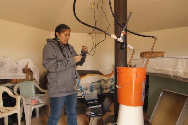 Navajo Teen Invents Solar Heater to Warm Homes Without Electricity Navajo Teen Invents Solar Heater to Warm Homes Without Electricity video poster