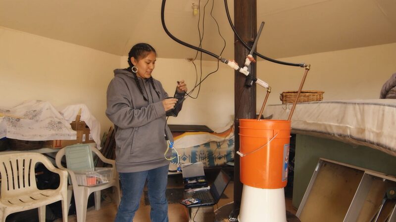 Navajo Teen Invents Solar Heater to Warm Homes Without Electricity video poster