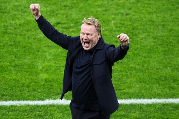 Netherlands Coach Koeman Celebrates Euro 2024 Semifinal Spot Against England Netherlands_Coach_Koeman_Celebrates_Euro_2024_Semifinal_Spot_Against_England