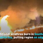 New_Wildfires_Erupt_in_Southern_California__Forcing_30_000_to_Evacuate video poster