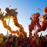 New Year Sunrise and Dragon Dance Light Up Rizhao's Wanpingkou Scenic Area