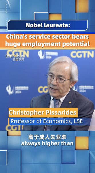 Nobel Laureate Sees Massive Job Growth in China's Service Sector video poster