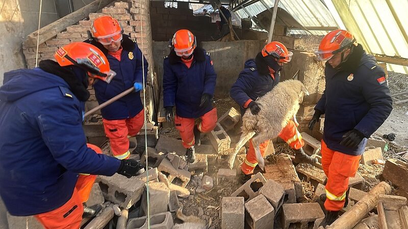 Northwest China M6.2 Earthquake Kills 135; Rescuers Race Against Time video poster