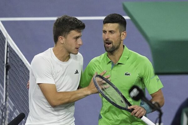 Novak Djokovic Stunned by Lucky Loser Luca Nardi at Indian Wells Novak Djokovic Stunned by Lucky Loser Luca Nardi at Indian Wells