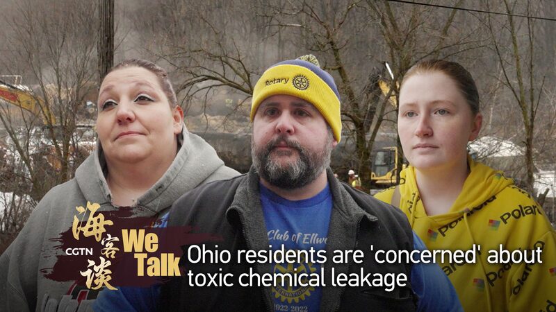 Ohio Residents Concerned Over Toxic Leak Following Train Derailment video poster