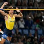 Pole Vault Star Duplantis Competes Against Himself on Road to Paris 2024 video poster