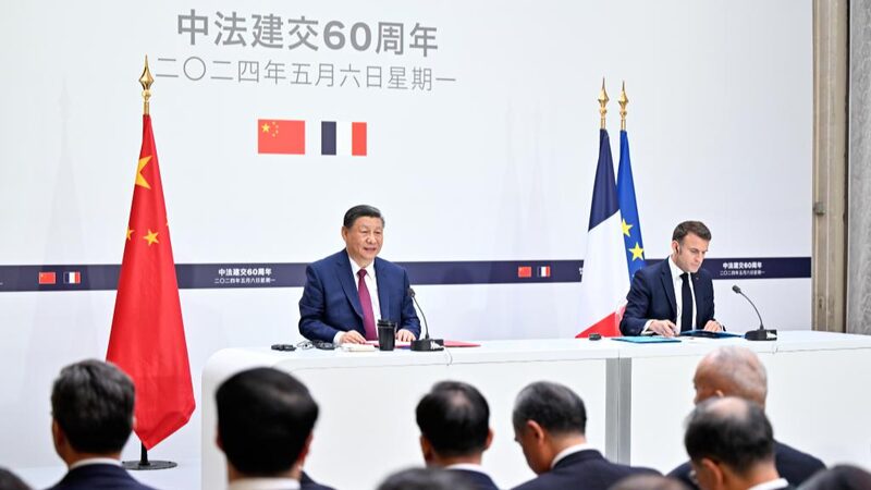President Xi Reiterates China's Stance on Gaza and Ukraine Conflicts in Meeting with Macron