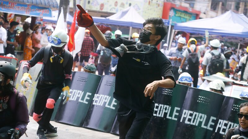 Protests_and_Crackdowns_Continue_as_Myanmar_Military_Takeover_Enters_7th_Week - Khabar Asia Protests and Crackdowns Continue as Myanmar Military Takeover Enters 7th Week