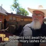 Residents Await Aid After Tropical Storm Hilary Lashes California video poster