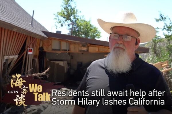 Residents Await Aid After Tropical Storm Hilary Lashes California video poster