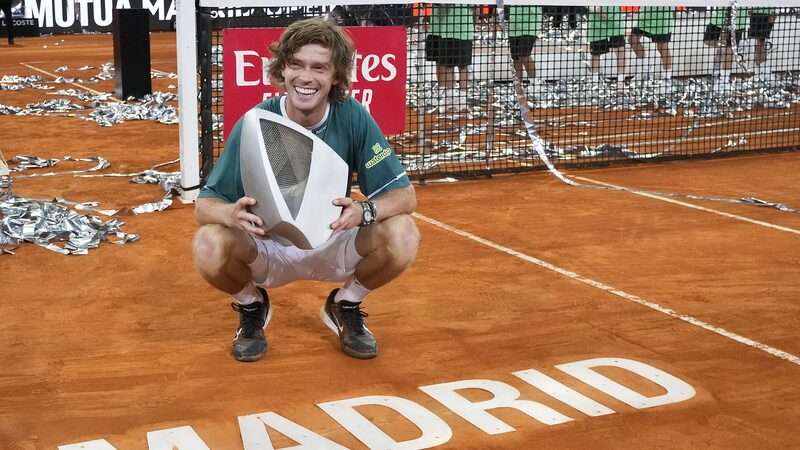 Rublev Battles Illness to Claim Madrid Open Title, Returns to Hospital