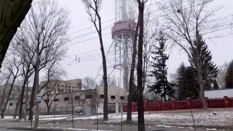 Russian_Airstrike_Targets_Kyiv_TV_Tower_5_Killed - Khabar Asia Russian Airstrike Targets Kyiv TV Tower, 5 Killed