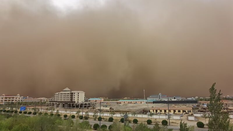 Sandstorms_Sweep_Inner_Mongolia_Yellow_Alert_Issued_Across_Northern_China - Khabar Asia Sandstorms Sweep Inner Mongolia, Yellow Alert Issued Across Northern China