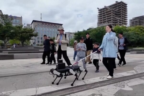 Shanghai Jiao Tong University Unveils Six-Legged Guide Robot for the Visually Impaired Shanghai Jiao Tong University Unveils Six-Legged Guide Robot for the Visually Impaired video poster