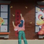 Shikumen Murals Illuminate Shanghai's Heritage Ahead of Spring Festival