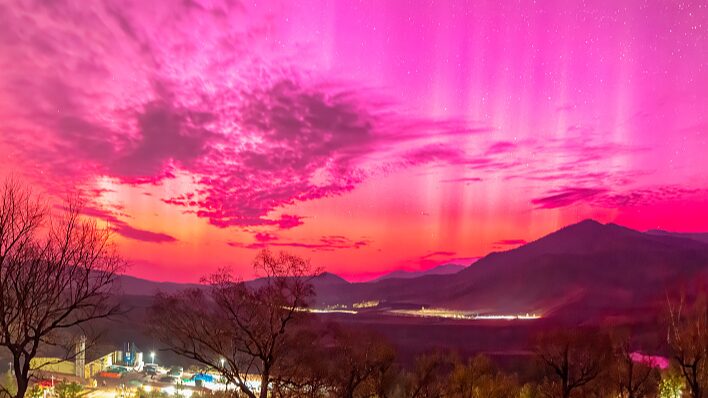 Spectacular Auroras Illuminate Northern Chinese Skies Amid Powerful Geomagnetic Storm