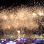 Spectacular Fireworks Illuminate Opening of China's 14th National Winter Games