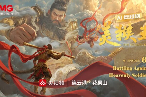 Sun Wukong Battles Heavenly Forces After Declaring Himself ‘Great Sage, Equal to Heaven’ Sun_Wukong_Battles_Heavenly_Forces_After_Declaring_Himself__Great_Sage__Equal_to_Heaven_