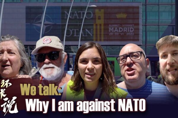 Thousands Protest Against NATO Summit in Madrid Thousands Protest Against NATO Summit in Madrid video poster