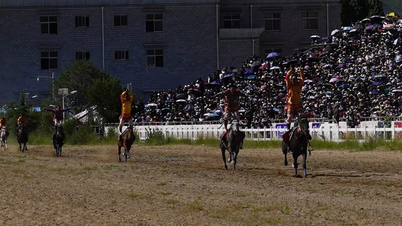 Traditional_Horse_Racing_Thrills_at_Lhasas_Shoton_Festival_poster - Khabar Asia Traditional Horse Racing Thrills at Lhasa's Shoton Festival video poster