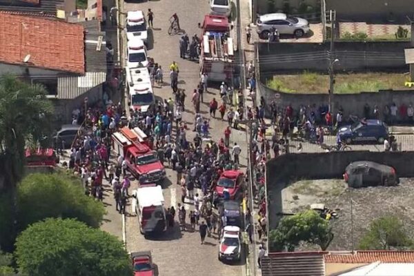 Tragic School Shooting in Brazil Leaves Eight Dead, Including Five Teens Tragic School Shooting in Brazil Leaves Eight Dead, Including Five Teens video poster