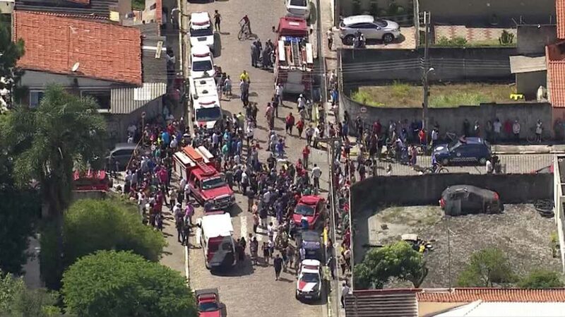 Tragic School Shooting in Brazil Leaves Eight Dead, Including Five Teens video poster