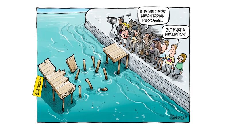 US_Built_Floating_Dock_in_Gaza_Strip_Collapses_After_One_Week__Sparking_Controversy - Khabar Asia US_Built_Floating_Dock_in_Gaza_Strip_Collapses_After_One_Week__Sparking_Controversy