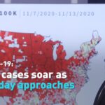 U.S. COVID-19 Cases Soar as Vice President Pence Predicts Pandemic's End video poster