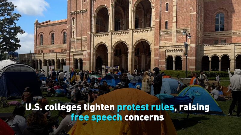U_S__Colleges_Tighten_Protest_Rules_Amid_Free_Speech_Debate_poster - Khabar Asia U_S__Colleges_Tighten_Protest_Rules_Amid_Free_Speech_Debate video poster