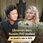 Ukrainian-born Russian PhD Student Highlights Youth's Role at SCO Astana Summit video poster