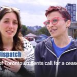 University of Toronto Students Stage Sit-In for Gaza Ceasefire video poster