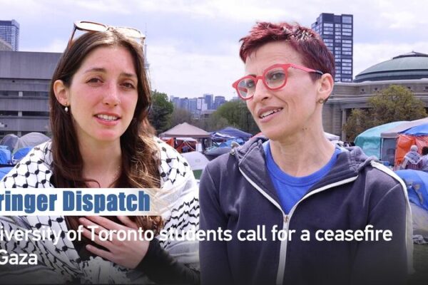 University of Toronto Students Stage Sit-In for Gaza Ceasefire University of Toronto Students Stage Sit-In for Gaza Ceasefire video poster