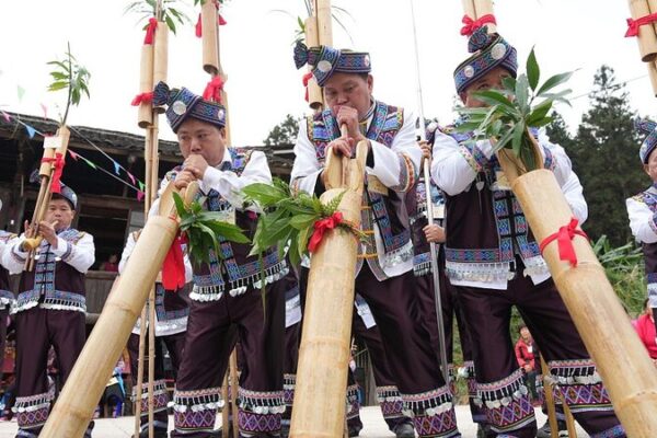 Vibrant Lusheng Competition Marks Start of Miao New Year in Guangxi Vibrant Lusheng Competition Marks Start of Miao New Year in Guangxi