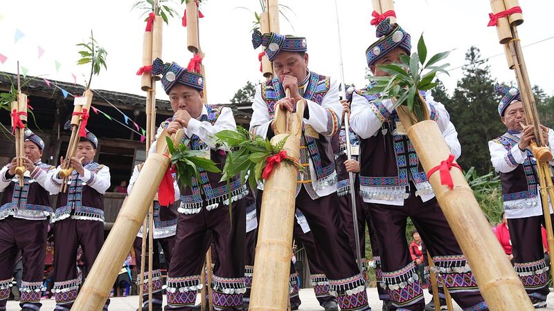 Vibrant Lusheng Competition Marks Start of Miao New Year in Guangxi