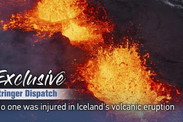 Volcanic Eruption on Iceland’s Reykjanes Peninsula Spurs Evacuations Volcanic Eruption on Iceland's Reykjanes Peninsula Spurs Evacuations video poster